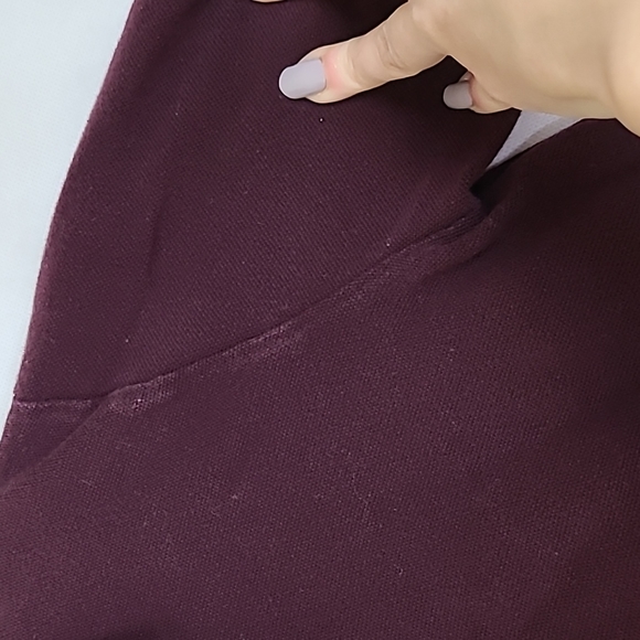 Cherokee Ultimate Polo Pre-loved Sz S Plum High Low - Picture 6 of 7
